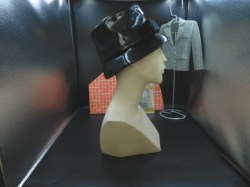black patent hat main a